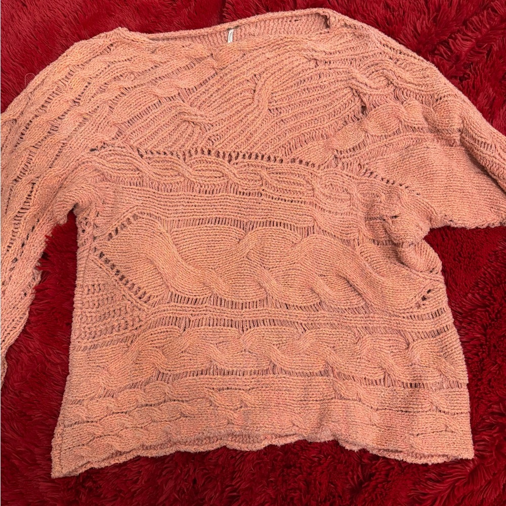 Free People Oversized Knit Sweater -